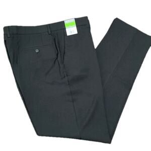 Haggar Men's Pants Performance Golf Straight Fit Flex Waist Stretch 40 X 34 NWT